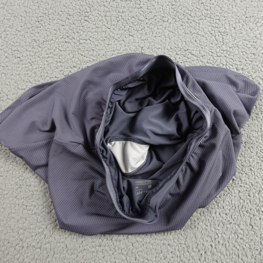 NIKE Dri Fit Mini Slip Tennis Skirt Womens Small Lavender Golf Skort Pleated Run - Picture 11 of 12